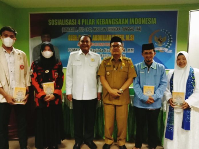 ABDULLAH PUTEH SOSIALISASI EMPAT PILAR KEBANGSAAN DI KABUPATEN ACEH SELATAN
